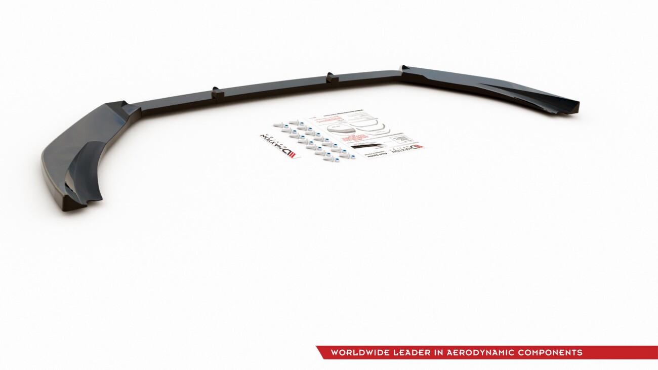 Cup Spoilerlippe Front Ansatz V.7 für Ford Fiesta Mk8 ST / ST-Line schwarz Hochglanz