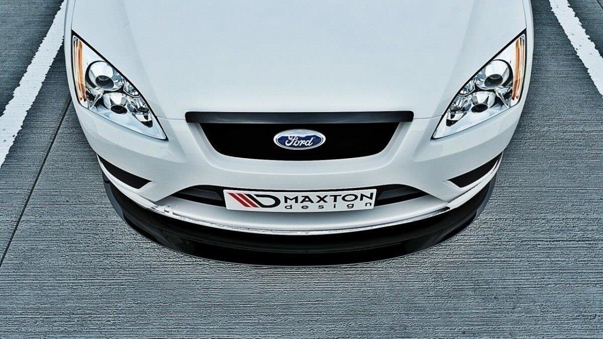 Kühlergrill Blende für FORD FOCUS MK2 schwarz Hochglanz