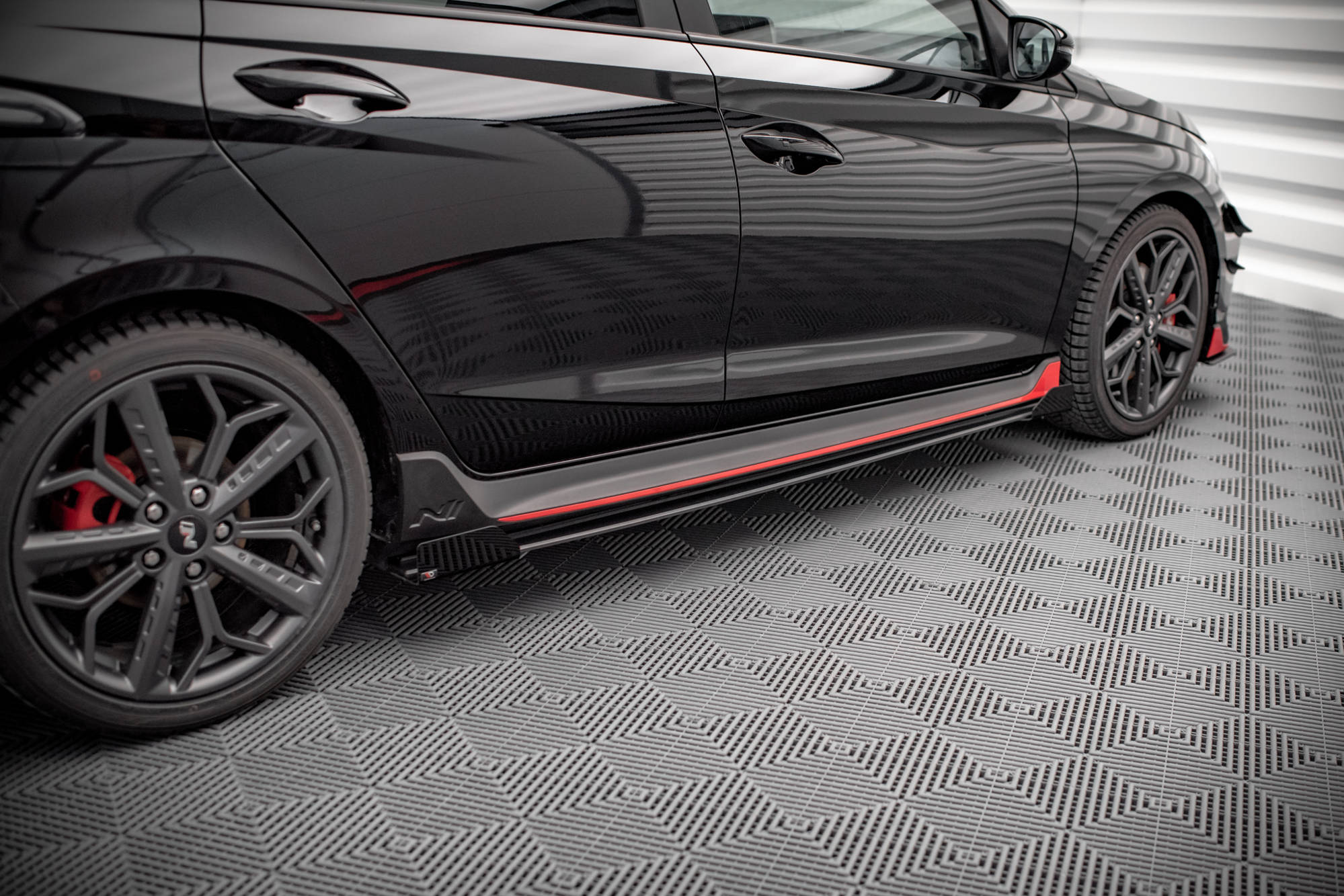 Street Pro Seitenschweller Ansatz für + Flaps Hyundai I20 N Mk3