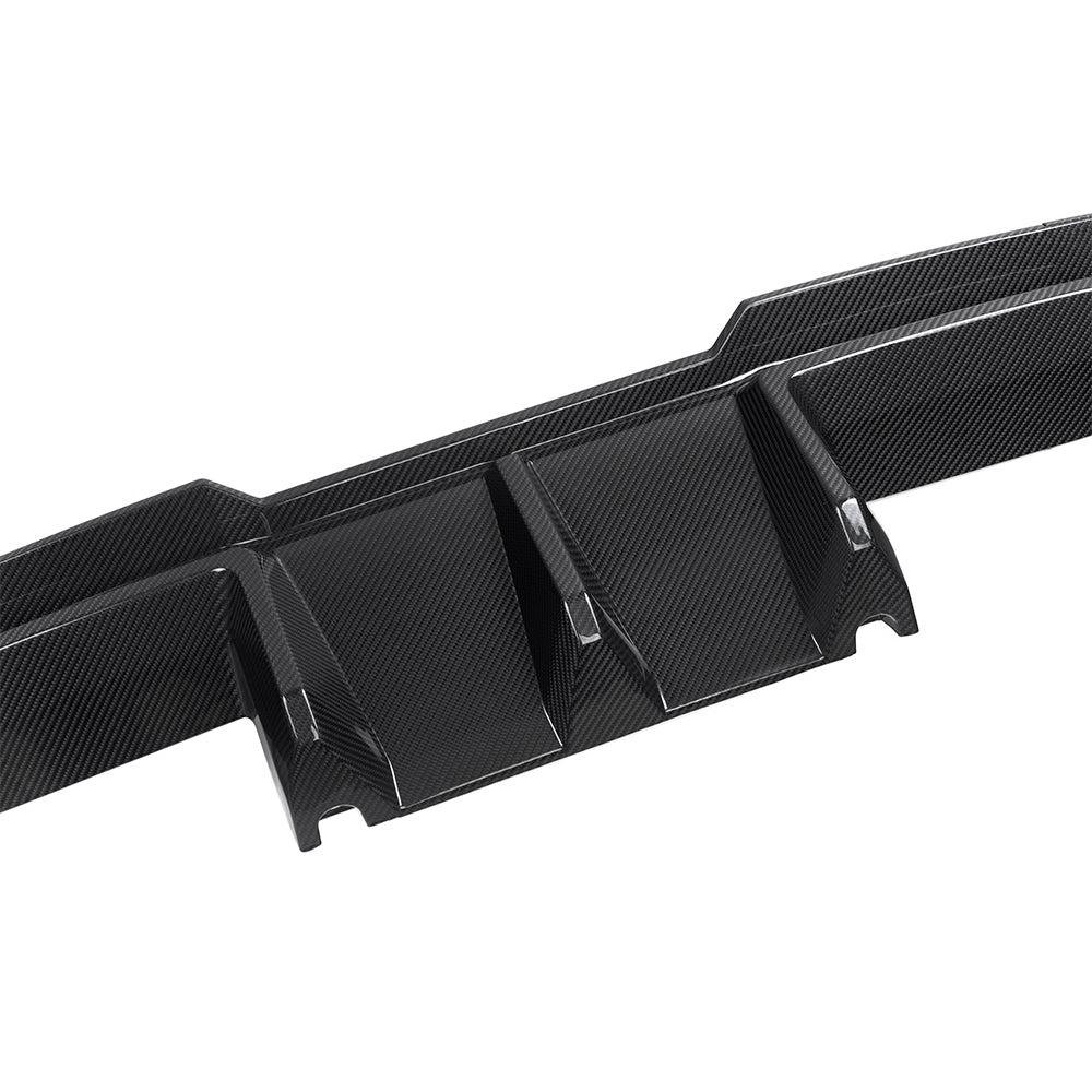 Dry Carbon Heckdiffusor Heck Winglet "SQ-B Style" für BMW M3 G80 G81 / M4 G82 G83 inkl. LCI