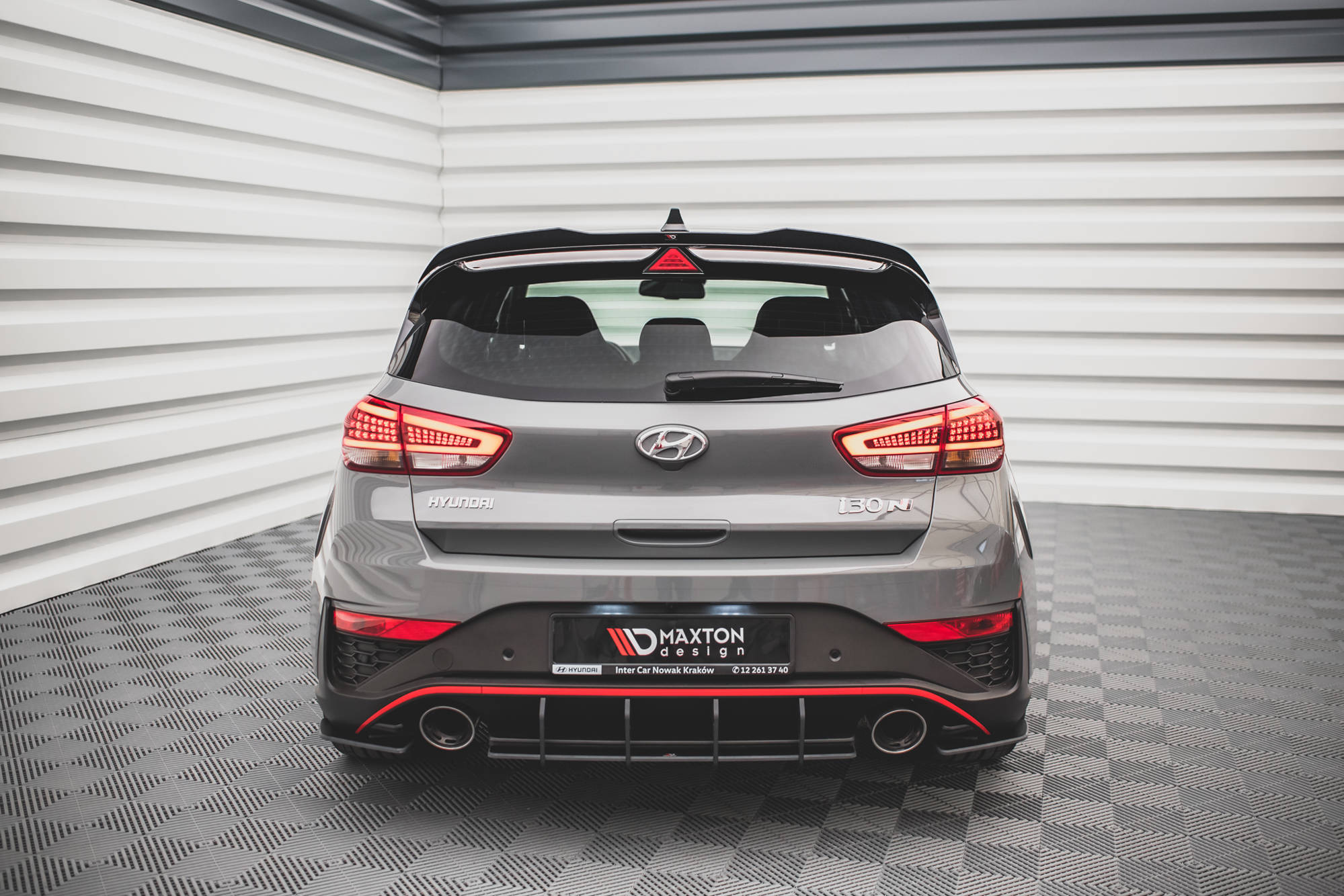 Street Pro Heck Ansatz Flaps Diffusor für Hyundai I30 N Hatchback Mk3 Facelift