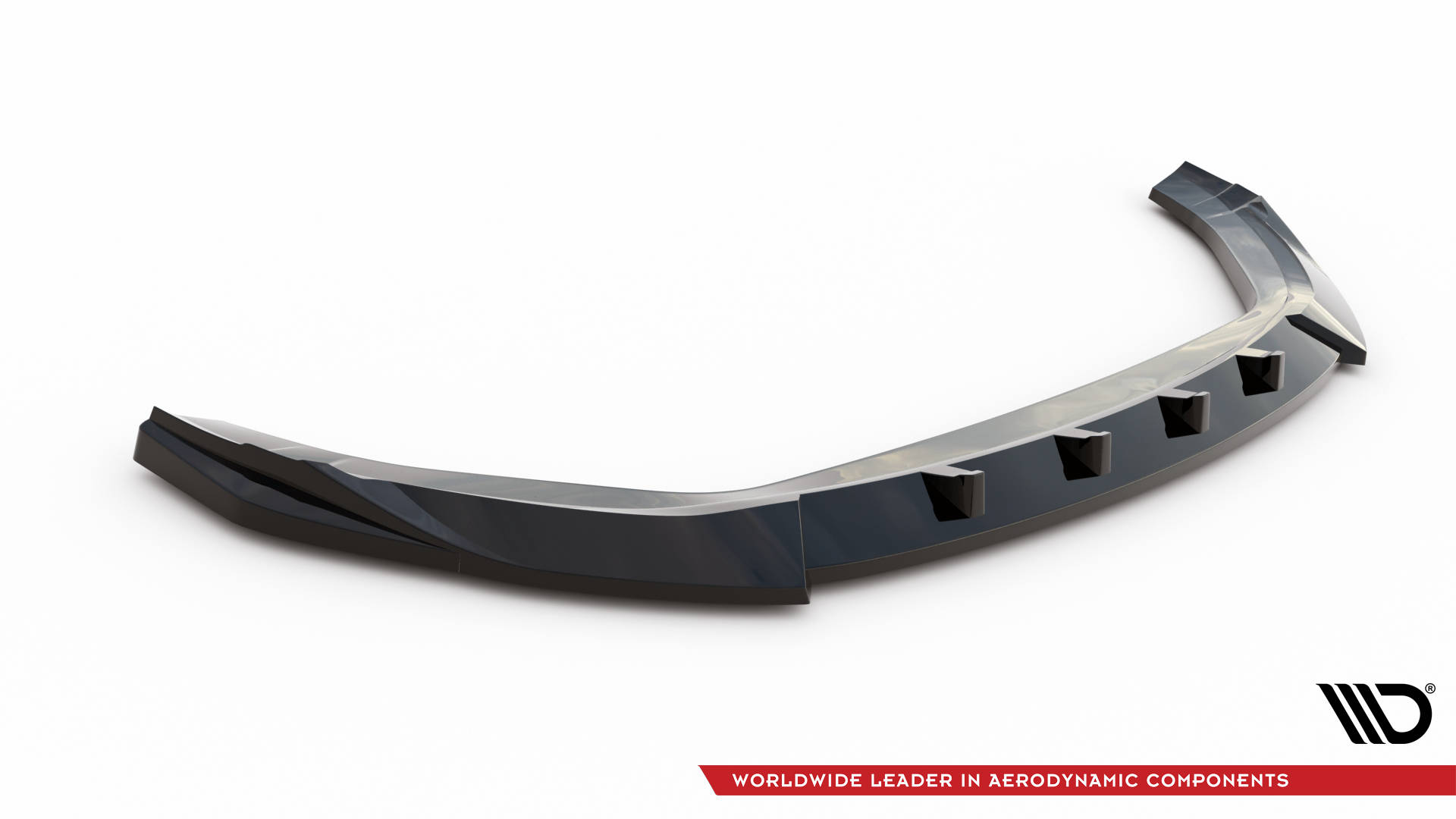 Front Ansatz V.2 für Hyundai Kona N Mk1 schwarz Hochglanz