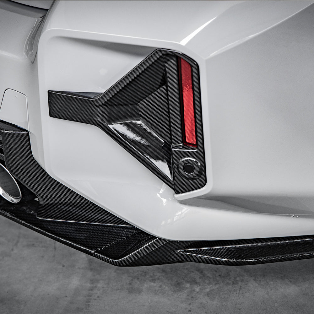 Dry Carbon Heckstoßstangenaufsätze für BMW M2 G87