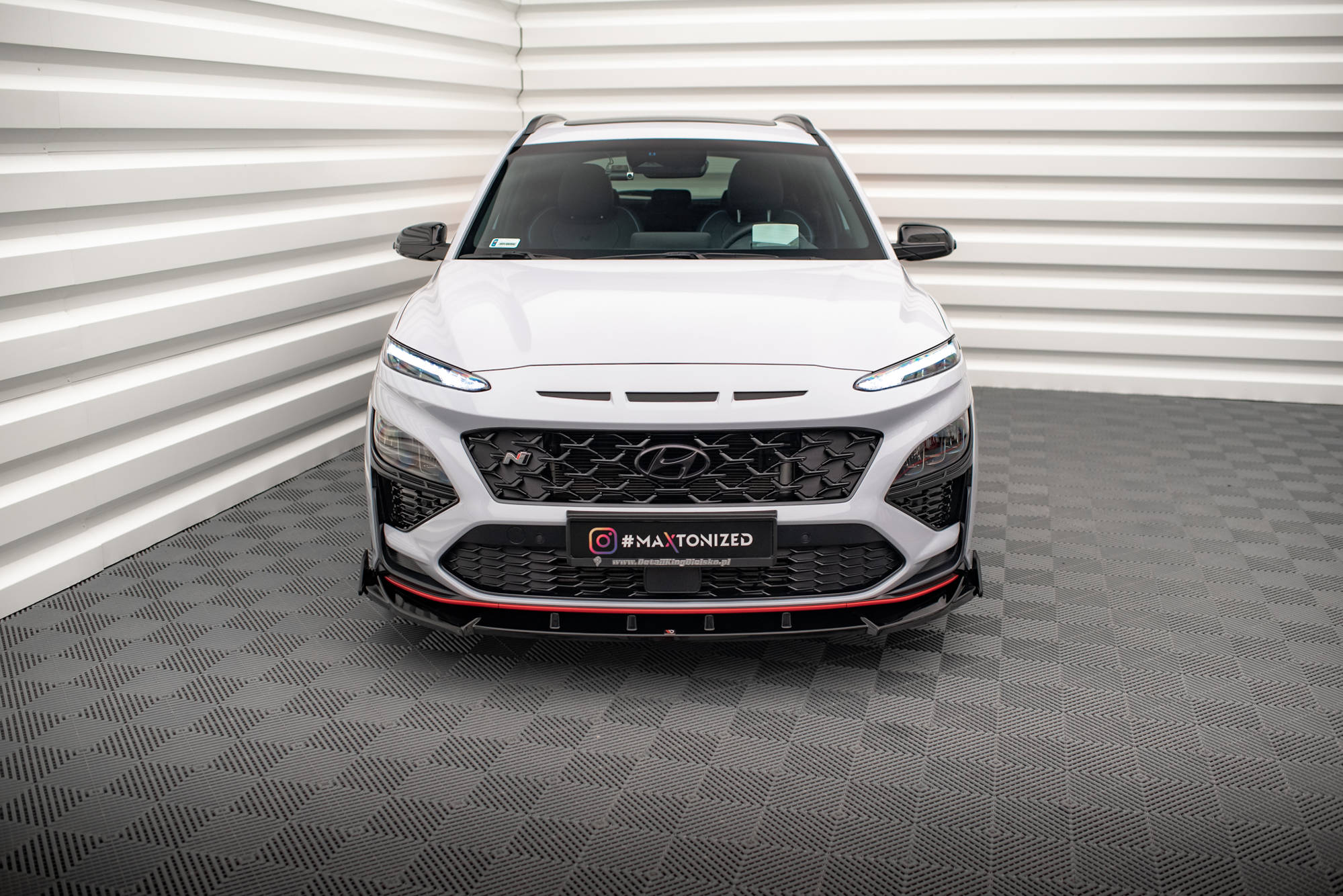 Front Ansatz V.2 +Flaps für Hyundai Kona N Mk1