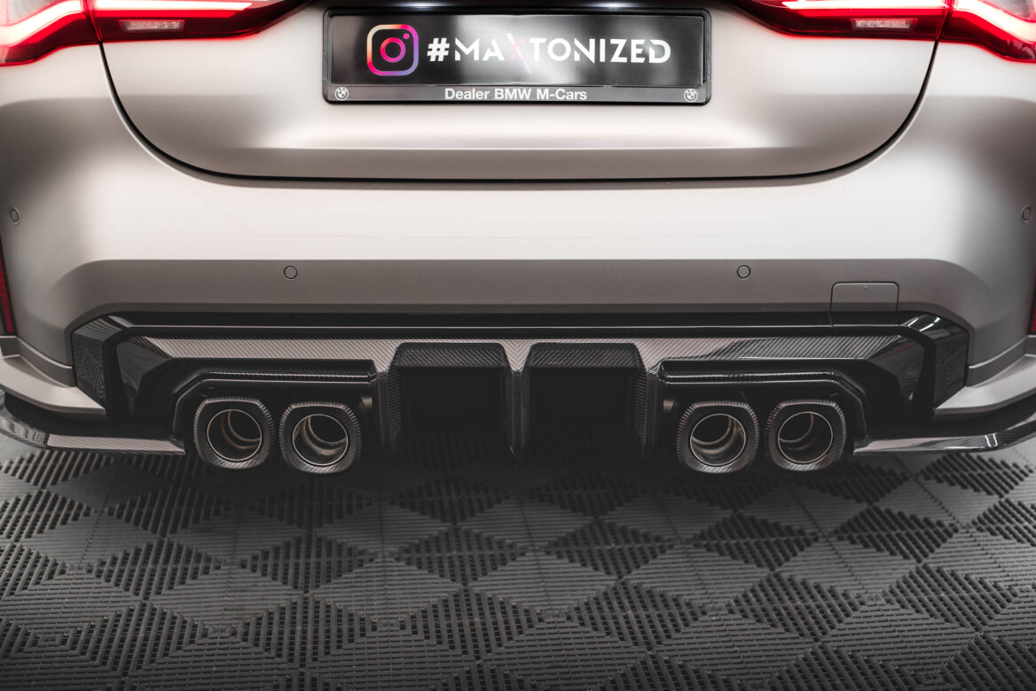 Carbon Fiber Heck Ansatz Diffusor für BMW M4 G82 / M3 G80
