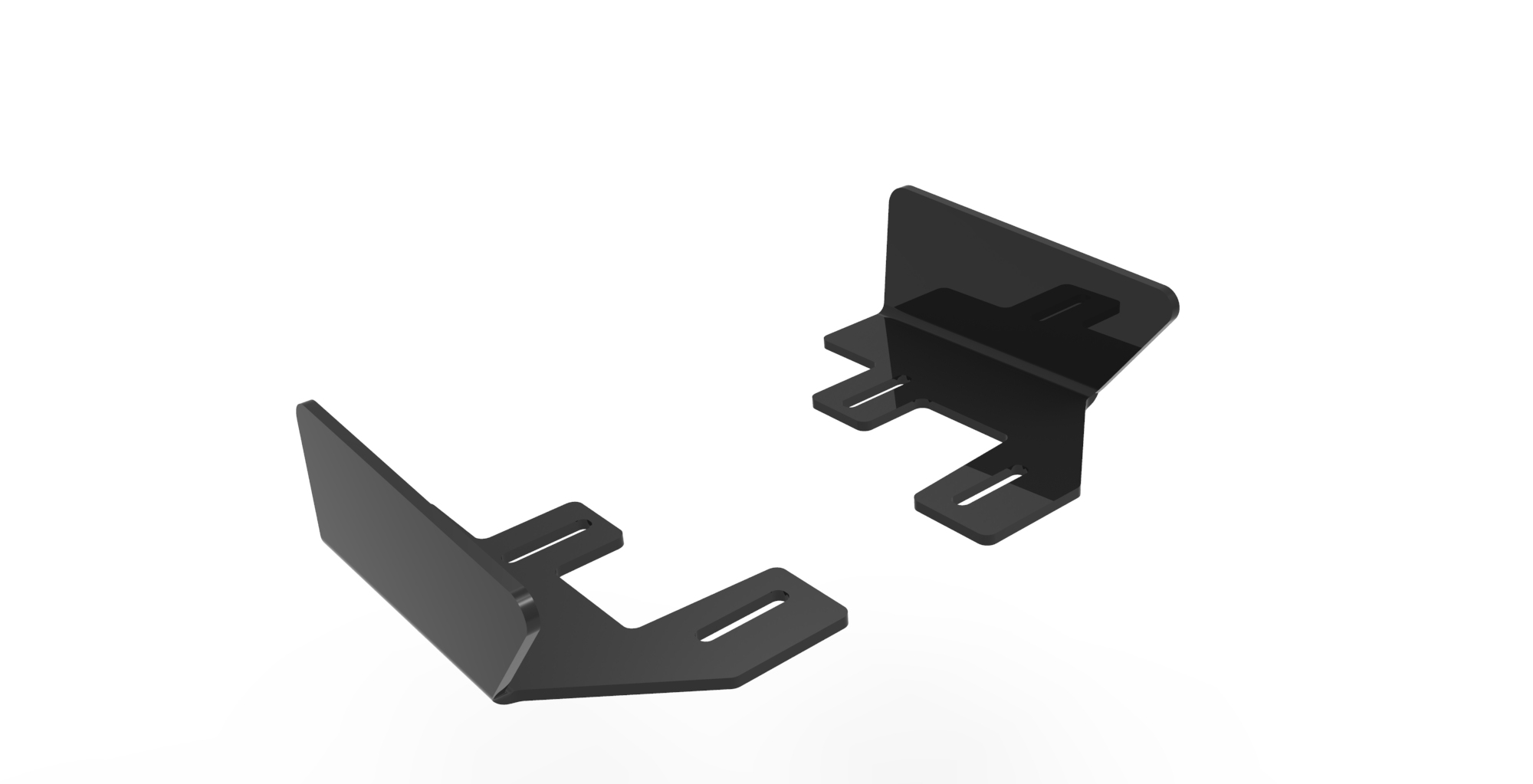 Hintere Seiten Flaps für Hyundai I20 N Mk3 schwarz Hochglanz
