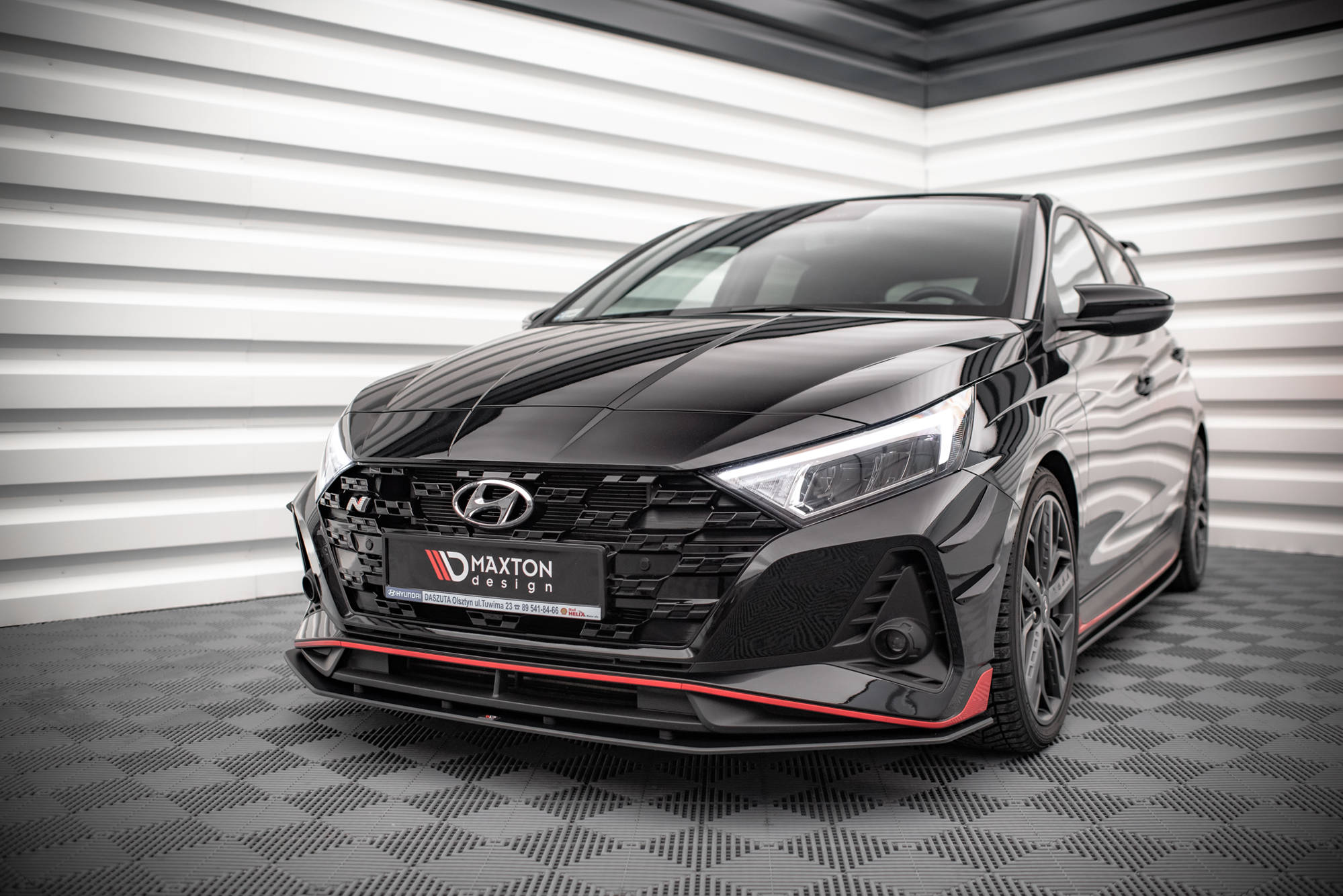 Street Pro Front Ansatz für für Hyundai I20 N Mk3
